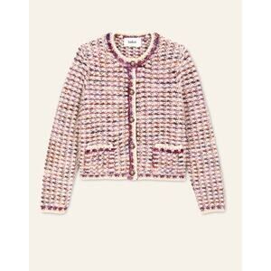 Ba&sh Short Knit Cardigan in Beloni Ecru size S small
